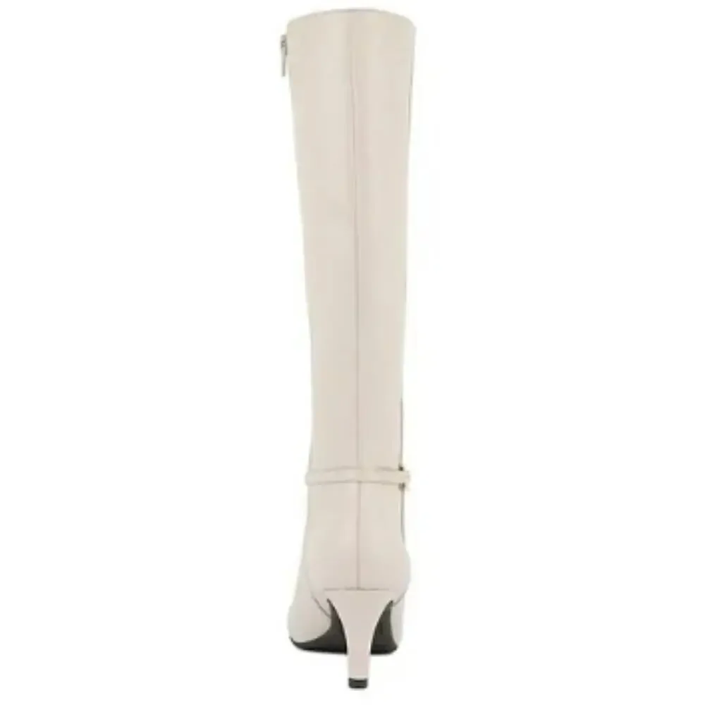 NEW Jones New York Women's Hanlee Winter Knee High Dress Boots White Size 7M